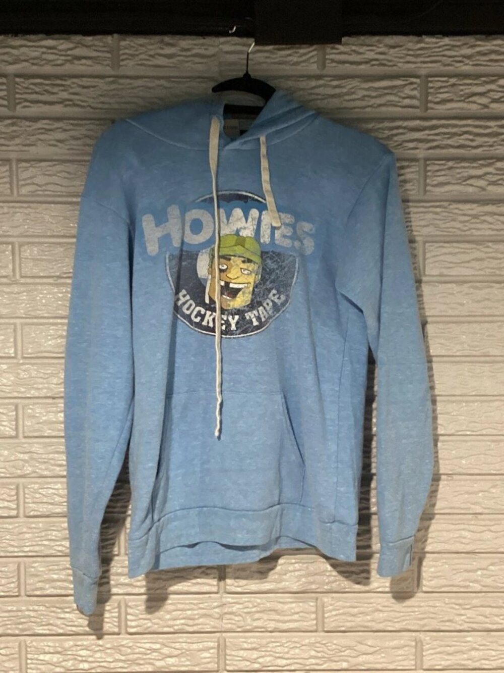 VTG HOWIES Hockey Tape Pullover Blue Hoodie Made In USA Men’s Medium